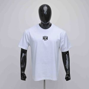 Camisetas de Hombre Extra Grandes de Punto 100% Algodón con Logotipo Personalizado, Estilo Urbano, Venta al por Mayor Promocional para Camisetas - Product Image 1