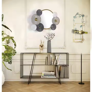 Con marco de metal para decoración del hogar, sala de estar dormitorio espejo de pared de Metal nuevo diseño decorativo - Product Image 5