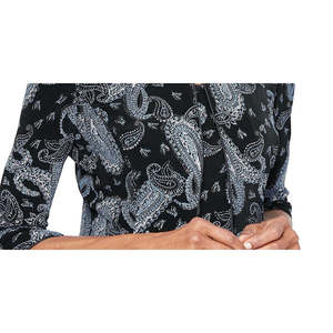 ชุดเซ็ตพิมพ์ลายสีดำสำหรับผู้หญิง Alex Evenings ไซส์ใหญ่ สำหรับฤดูใบไม้ร่วง - Product Image 3