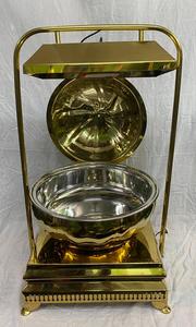 Luxury Wedding Hotel Stainless Steel 8L <b>Chafing</b> <b>Dish</b> <b>Buffet</b> <b>Set</b> Luxury Food Warmer Equipment Catering Hot Food Gold <b>Chafing</b> <b>Dish</b> - Product Image 3