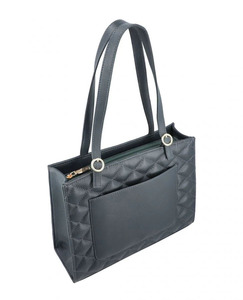 Sac à main en cuir de vachette véritable vert pour femmes 2025 OEM sac fourre-tout à bandoulière décontracté de haute qualité en gros couleurs et Logo personnalisés - Product Image 3