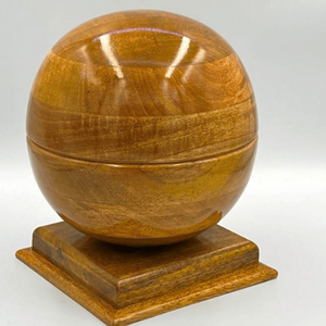 Urna Esférica de Madera Estilo Americano Marca Lavihexco al por Mayor para Cenizas de Adultos, de Vietnam, con Empaque Personalizado, Artículos Funerarios - Product Image 2