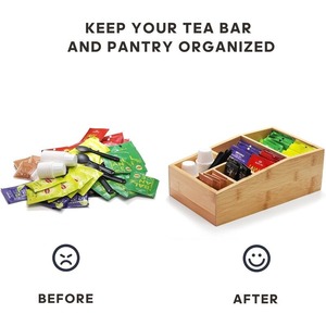 Caja de bambú para té y café, caja de pañuelos de bambú hecha a mano, decoración natural ecológica para el hogar y la Mesa, venta al por mayor de Vietnam - Product Image 5