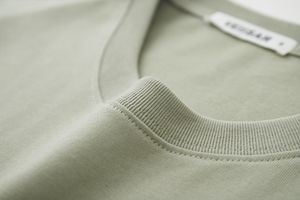 T-shirt en jersey 100% coton avec logo de votre marque personnalisé vente en gros t-shirt uni décontracté Slim Fit hommes couleur lourde - Product Image 3