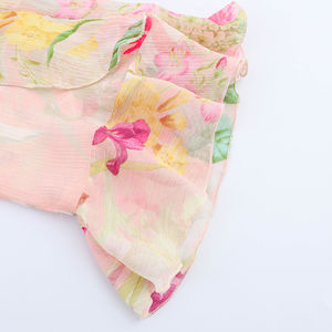 Mujeres 2025 nueva moda elegante estampado de flores decoración en capas Blusas Vintage manga larga camisas femeninas Blusas Chic Tops - Product Image 5