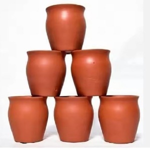 Best Quality <b>Handmade</b> Clay Terracotta Tea Cups Eco-Friendly <b>Mugs</b> Low Price Indian Supplier - Product Image 1