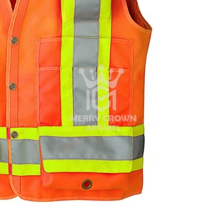 เสื้อกั๊กใส่ทำงานพรีเมียมพร้อมกระเป๋าหลายช่องโลโก้ใหม่ปรับแต่งได้กันน้ำ - Product Image 4