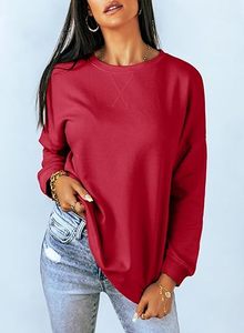 เสื้อสเวตเชิ้ตแนวสตรีทโอเวอร์ไซส์ใส่สบายทรงหลวมใส่สบาย - Product Image 6