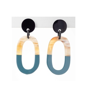 Pendientes de aro de cuerno de buey de vaca Real hechos a mano 100% en forma de corazón Vintage para mujer, ecológicos, de la mejor calidad, precio bajo - Product Image 4