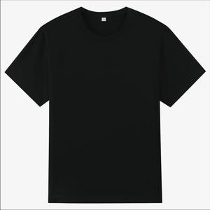 Haut d'été 100% coton pour hommes, ample, décontracté, confortable, col rond, manches courtes, t-shirt tricoté, méthode de tissage - Product Image 5