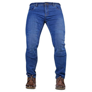 Pantalones vaqueros de motocicleta de talla grande transpirables a prueba de viento personalizados para hombre con diseño de seguridad reforzado pantalones de motorista blindados para hombres - Product Image 6