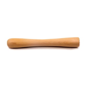Madera de haya 9,5 pulgadas Muddler Bar Tools Curve Model, Muddlers de bebidas de cóctel de grado comercial, accesorios de bar - Product Image 2
