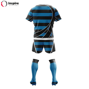 Conjuntos de Uniformes de Rugby/Fútbol Personalizados de Nuevo Diseño para Hombre, Transpirables, Resistentes al Viento, Antibacterianos, Ecológicos, de Nailon/Cachemira, Unisex - Product Image 2