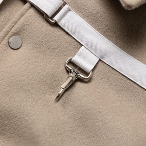 Vente en gros de streetwear veste universitaire personnalisée Letterman à manches en cuir pour hommes veste décontractée à glissière veste de travail tissée - Product Image 4