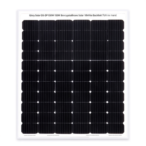 Panel Solar Policristalino Glory Solar GS-SP-150W de 150W, 18V, Lámina Trasera Blanca, Certificado TUV - Product Image 2