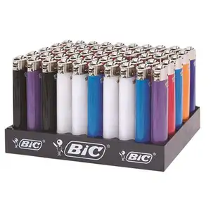 Briquets BIC bon marché avec logo personnalisé/Briquets BIC rechargeables et jetables