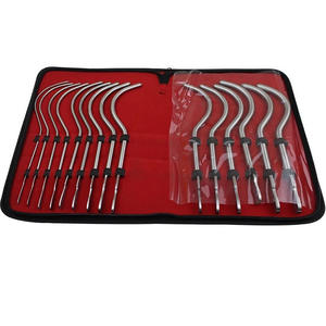Guyon Uretral Bougies Hegar Dilatador Set 15 piezas Urología Uterina Sonidos Hank Set 3mm-18mm Dilatador de doble extremo Instrumentos Set - Product Image 1