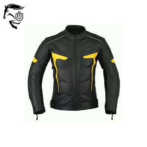 High Quality Premium <b>Men's</b> Winter Racing Biker Leather <b>Jacket</b> Waterproof Windproof Breathable Zipper Customizable Fashion - Product Image 5