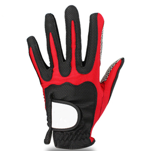 OEM por encargo guantes de golf de cuero genuino al por mayor Etiqueta Privada dedo completo guantes de golf de cuero de piel de oveja - Product Image 1