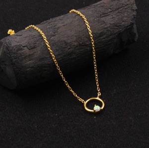 ขายส่งทําด้วยมือโอปอลจี้ 925 เงินสเตอร์ลิงจี้งานแต่งงานที่สมบูรณ์แบบของขวัญสําหรับความรัก 925 ประทับตราเครื่องประดับ - Product Image 2