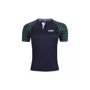 Camiseta de Rugby para hombre, Jersey masculino de Rugby con Logo personalizado, Color brillante, precio barato, estilo de cuello redondo personalizado - Product Image 1