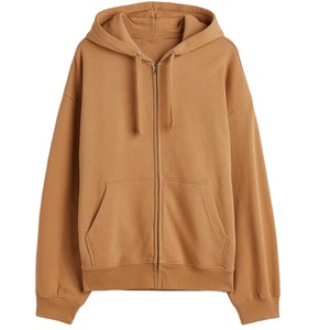 Unisex Classic <b>Zip</b> Up Hoodie Sweatshirt Cotton Fleece Full <b>Zip</b> Jacket Casual Streetwear Loose Fit - Product Image 1