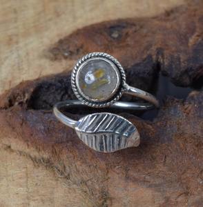 Golden Rutile Gemstone <b>Spinner</b> <b>Ring</b> 925 Sterling Silver Gemstone Gift Designer Golden Rutile <b>Ring</b> Jewelry Gemstone <b>Ring</b> - Product Image 3
