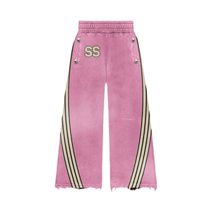 Conjunto de pantalones de chándal y Sudadera con capucha acampanados con lavado ácido, conjuntos de chándal de gran tamaño de algodón, chándal con capucha con estampado 3D Vintage Unisex para hombres - Product Image 4