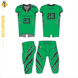 Juego de uniformes de fútbol americano impreso por sublimación para uso en equipos y clubes OEM disponible - Product Image 1