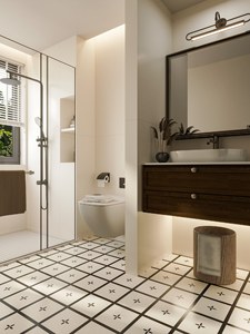 Azulejos de porcelana moderna nórdica de 200x200mm, pared de flores pequeñas mate, ladrillo, baño, cocina, balcón antideslizante, baldosas de cerámica para pared - Product Image 6