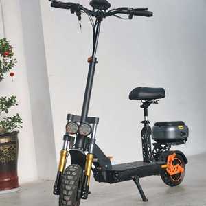 Trottinette électrique longue portée, pneus de route pliables de 11 pouces, batterie haute puissance, pour adultes, trajets quotidiens, voyages en extérieur, moteur 100-200CC - Product Image 2