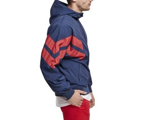 <b>Men</b> Casual Outdoor Hooded Windbreaker <b>Jacket</b> With Zipper Custom Sportswear Breathable Windproof Nylon Windbreaker <b>Jacket</b> - Product Image 3