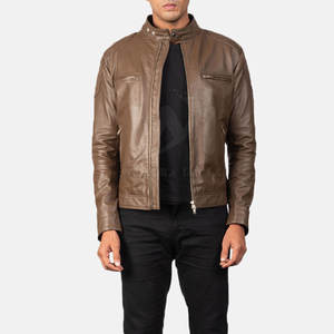 Nouvelle arrivée Veste en cuir pour homme Douce et flexible Convient pour les voyages, la marche et les activités quotidiennes Veste d'hiver - Product Image 5