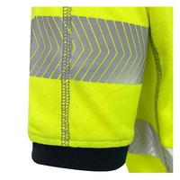 Nouveau polo de sécurité réfléchissant à manches courtes, haute visibilité, fluorescent, séchage rapide, 100 % polyester, qualité supérieure, certifié CE