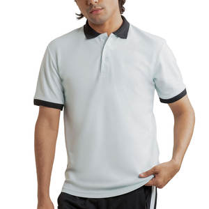 <b>Men's</b> <b>Casual</b> Plus Size Premium Streetwear for <b>Shirt</b> | Ice <b>White</b> Fabric Contrast Black Collar Cuffs Breathable Urban Lifestyle - Product Image 1