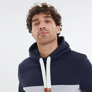 Sudadera con capucha de invierno informal para hombre 100% algodón polar sólido con capucha diseño de logotipo personalizado serigrafía 2 uds - Product Image 5