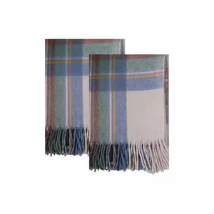 Manta de lana azul silenciada Stewart suave de diseño de lujo de Venta caliente a un precio asequible - Product Image 5