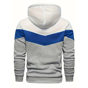 OEM personalizado ropa de invierno con capucha hombres pulóver sudadera cálida polar con capucha Streetwear Casual al por mayor de alta calidad de moda con capucha - Product Image 2