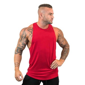 2025 Men's Cotton Summer Gym Fitness Tank <b>Top</b> Custom Size Casual Style Quick Dry Solid Color <b>Sleeveless</b> Design Custom Co - Product Image 4