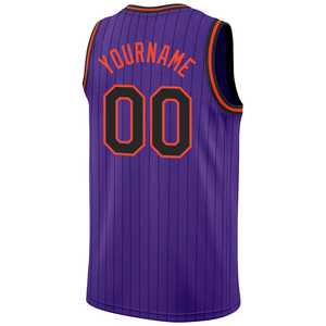 Haute qualité hommes basket-ball uniforme personnalisé nom numéro court Style maillots violet couleur Sublimation Technique basket-ball maillot - Product Image 2