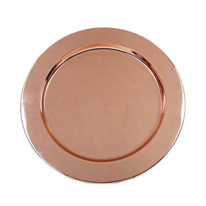 Assiette de présentation en argent avec bordure gravée de fleurs pour hôtel, mariage, table, service de nourriture, plat en métal, assiette de présentation, alimentaire - Product Image 4