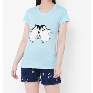 Vente en gros du meilleur fournisseur Ensemble t-shirt et short pour femmes à séchage rapide Fabrication sur mesure Ensemble t-shirt et short pour femmes - Product Image 1