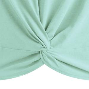 Camiseta corta deportiva para mujer de verano de alta calidad al por mayor, fabricantes de ropa sencilla, camiseta recortada con logotipo personalizado para mujer - Product Image 5