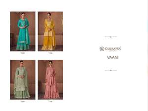 Travail de broderie en Georgette de qualité standard Gulkayra Vaani Salwar Kameez du fournisseur et exportateur indien - Product Image 6