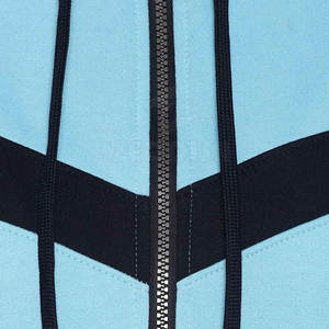 Conjunto de chándal informal para mujer de último diseño, fabricante de Pakistán, Sudadera con capucha de color sólido de poliéster/algodón, cuello levantado - Product Image 3