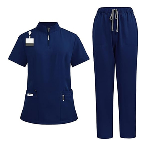 Ensembles d'uniformes de médecin en mélange de polyester/coton doux au toucher à séchage rapide respirant | Utilisation médicale en gros de l'hôpital - Product Image 5