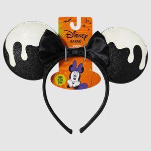 H.E.R ACCESSORIES Bandeau de costume avec oreilles de Minnie Mouse sous licence Disney, design personnalisé, cadeau mignon pour enfants, fabriqué aux États-Unis - Product Image 1