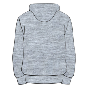 Sudadera con Capucha Gris KAP, Mezcla de Algodón Premium, Ropa de Fraternidad Griega, Diseño Personalizado Divine Nine HBCU, Ropa Casual de Vida Griega - Product Image 3