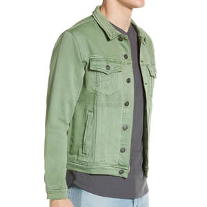 Veste en jean Offre Spéciale sur mesure Concevez votre propre veste d'hiver en jean pour hommes Meilleur matériau Veste en jean pour hommes - Product Image 4