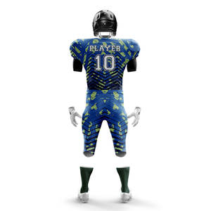 Maillots de football américain-Ensemble de shorts de haute qualité en maille respirante avec logo personnalisé sur le devant-Fabriqué en usine-Livraison gratuite - Product Image 2